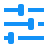 graphic icons of a slider tracking the insights of an auto merchant account