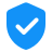 shield with checkmark icon