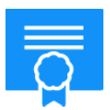 icon of certificate of analysis for alcohol products