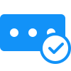 icon of private information being verified for securing alcohol processing